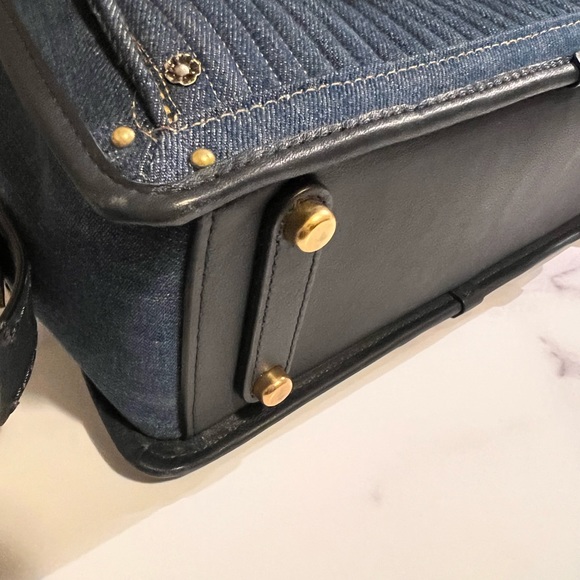 Coach Denim Dreamer Satchel Crossbody - Picture 8 of 10